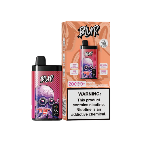 Blur 20K mit Cherry Ice und Strawberry Watermelon